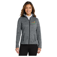 Port Authority® Ladies Digi Stripe Fleece Jacket