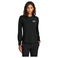 Mercer+Mettle® Women’s Stretch Jersey Long Sleeve Blouson Top