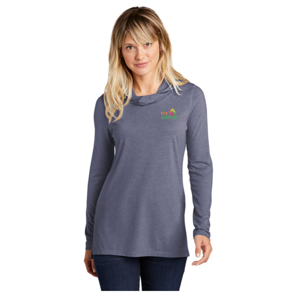 Sport-Tek ® Ladies PosiCharge ® Tri-Blend Wicking Long Sleeve Hoodie