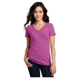 District Made® Ladies Perfect Blend® V-Neck Tee