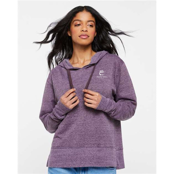 LAT Women's Vintage Wash Hoodie Sweatshirt