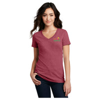 District Made® Ladies Perfect Blend® V-Neck Tee