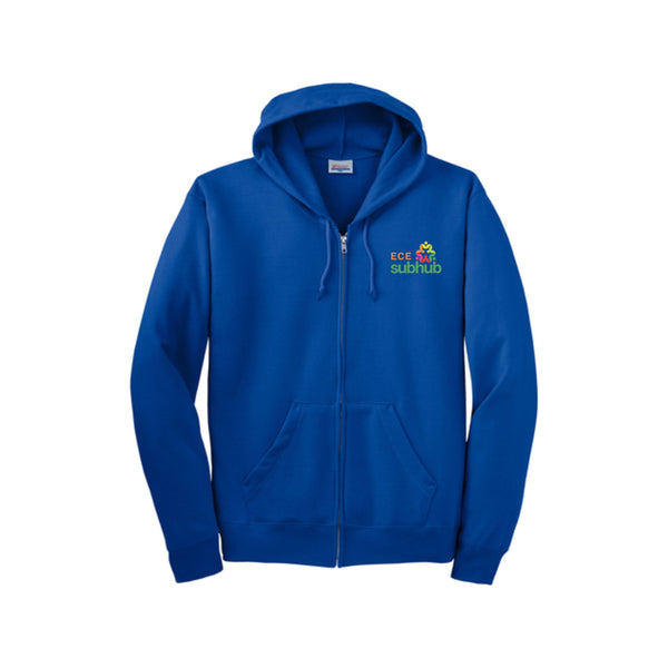 Hanes® - Unisex Full-Zip Hooded Sweatshirt