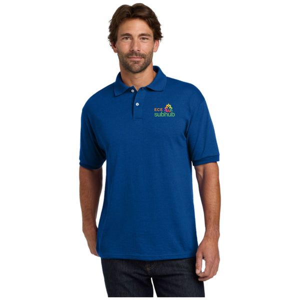 Hanes® EcoSmart® - 5.2-Ounce Jersey Knit Sport Shirt