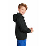 Sport-Tek® Youth Hooded Raglan Jacket