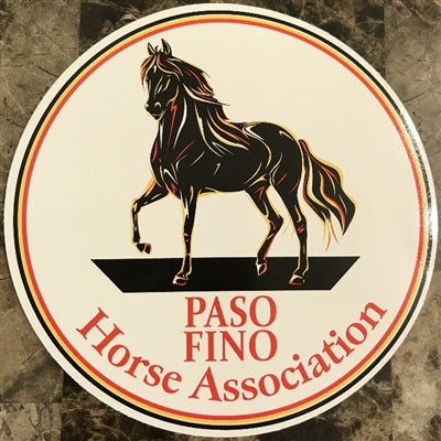 Paso Fino Horse Association Circle Sticker