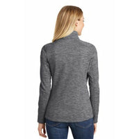 Port Authority® Ladies Digi Stripe Fleece Jacket